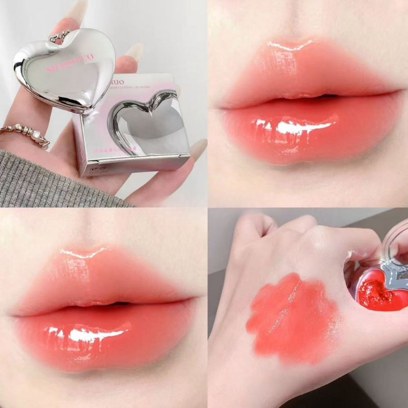 Heart-Shaped Gloss Lip Balm