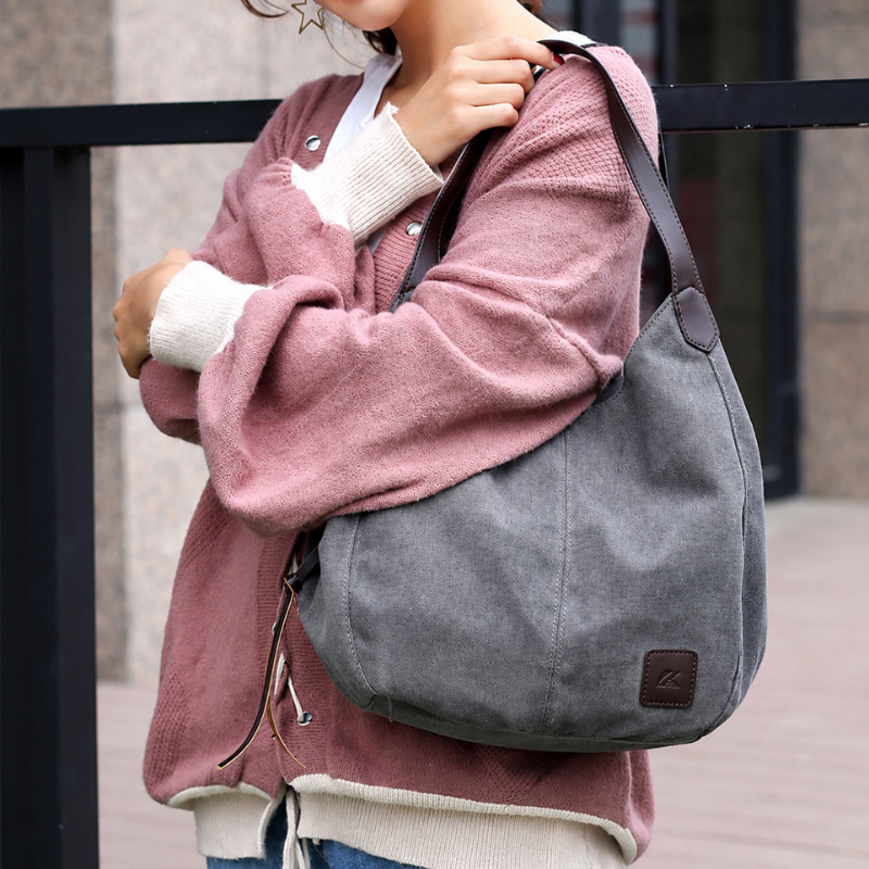 Willow Canvas Organizer Shoulder Bag