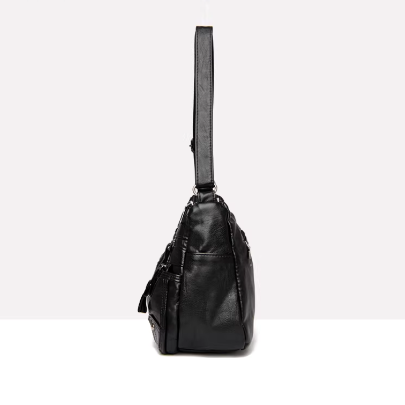 Large Capacity Soft Leather Shoulder Bag