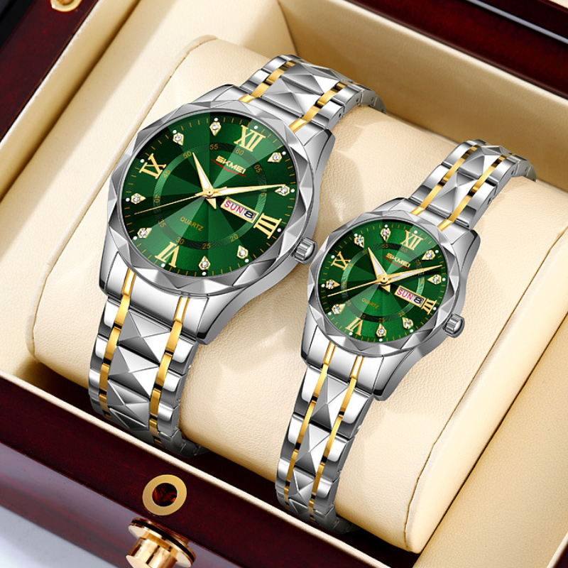 Classic Quartz Waterproof Watch with Luminous Display