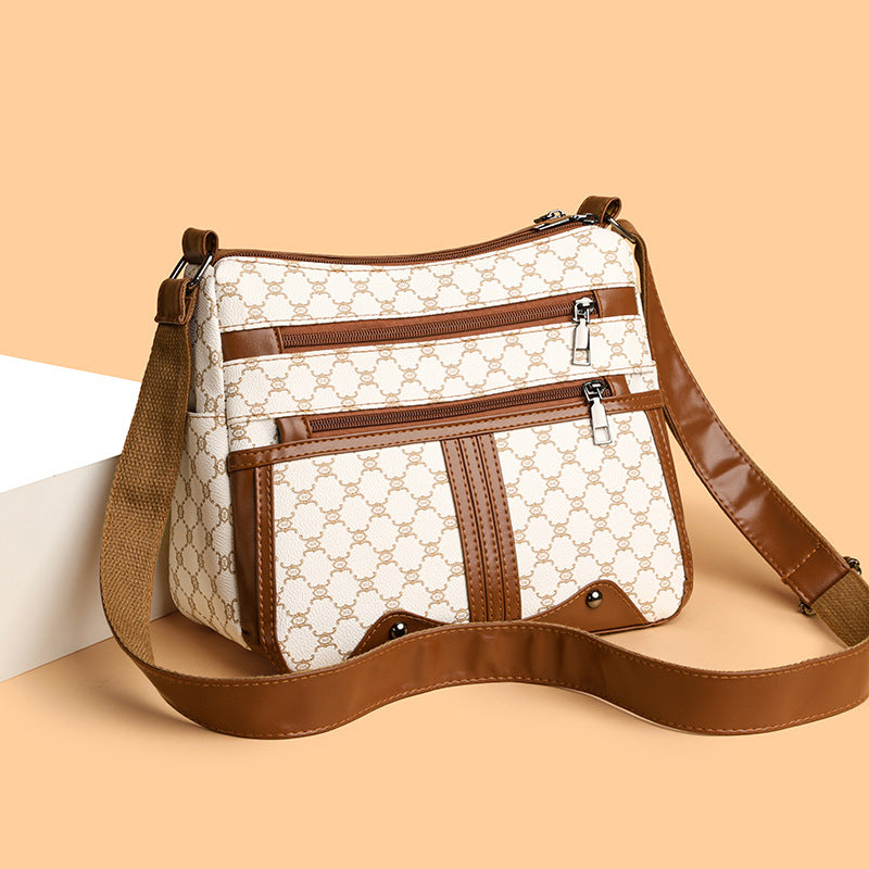 Splicing Pattern Fashion Shoulder Bag