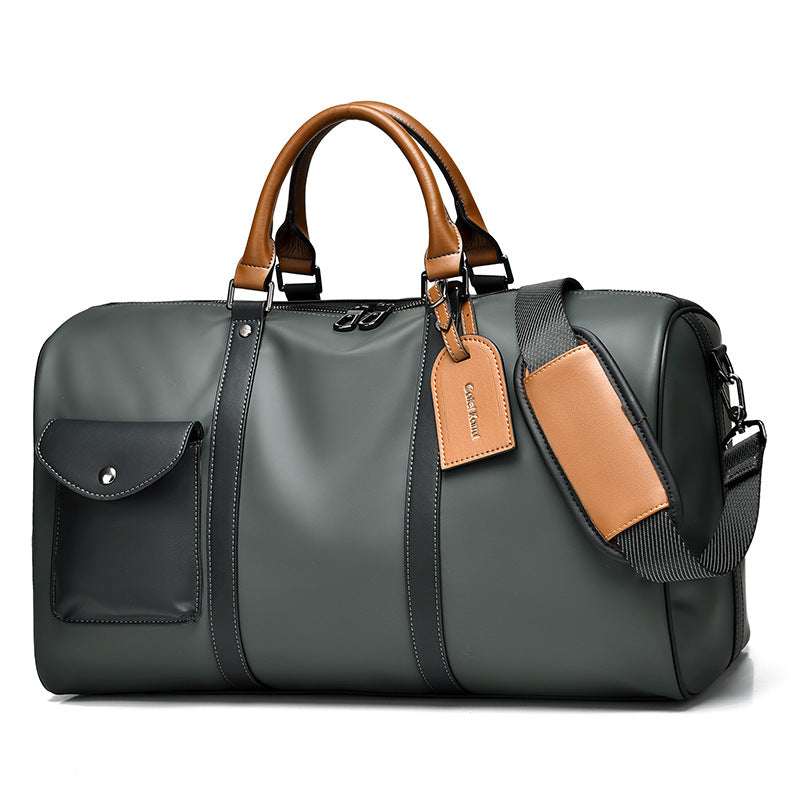 CateiKarrui Durable Large Capacity Leather Duffle Bag