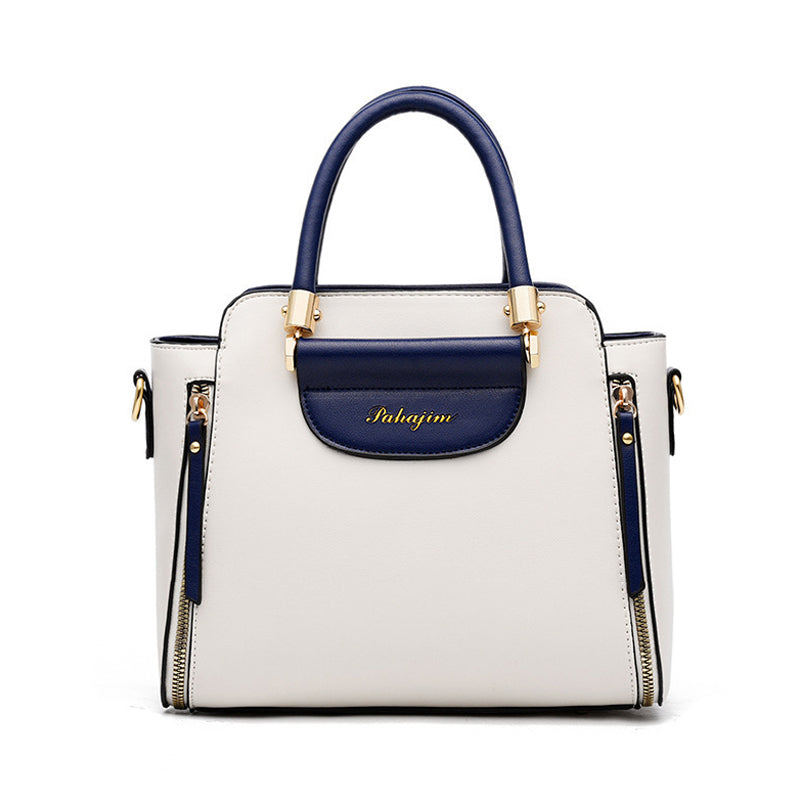 Contrast Color  Large Capacity Fashion Tote Bag