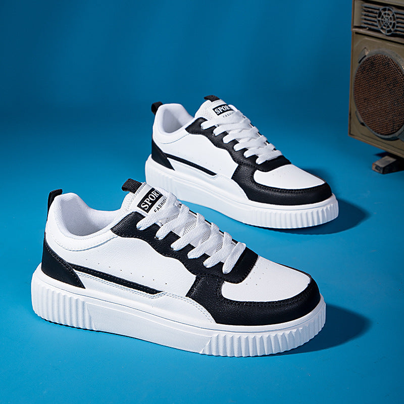 Unisex Breathable White Versatile Sneakers