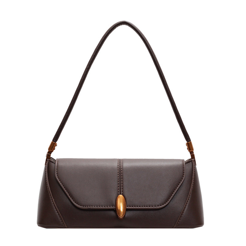 Retro Suede Shoulder Bag