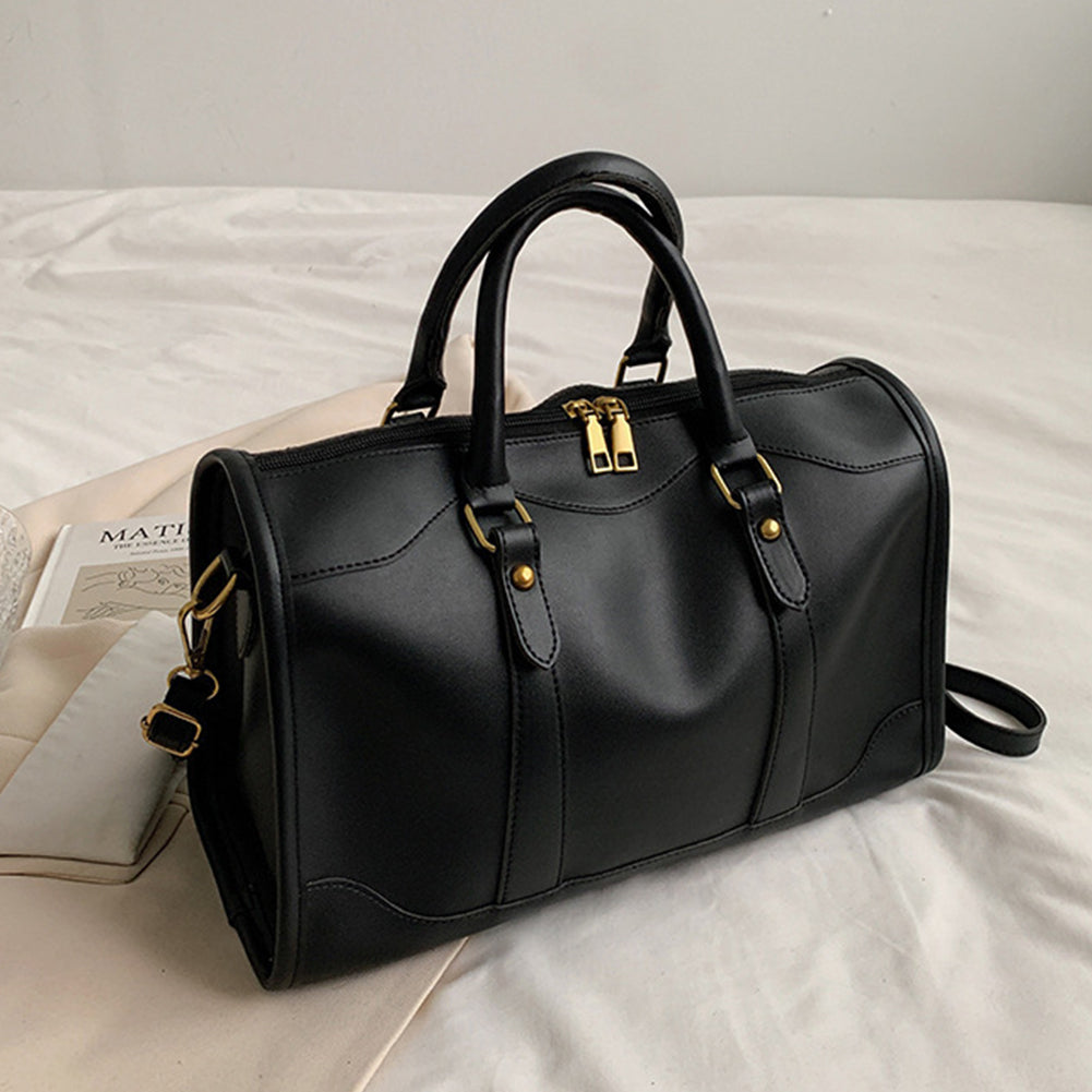 Trendy Solid Color Pillow Duffle Shoulder Bag