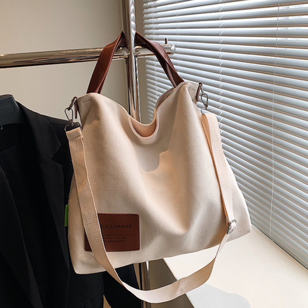 Canvas Large Capacity Shopping Tote Bag