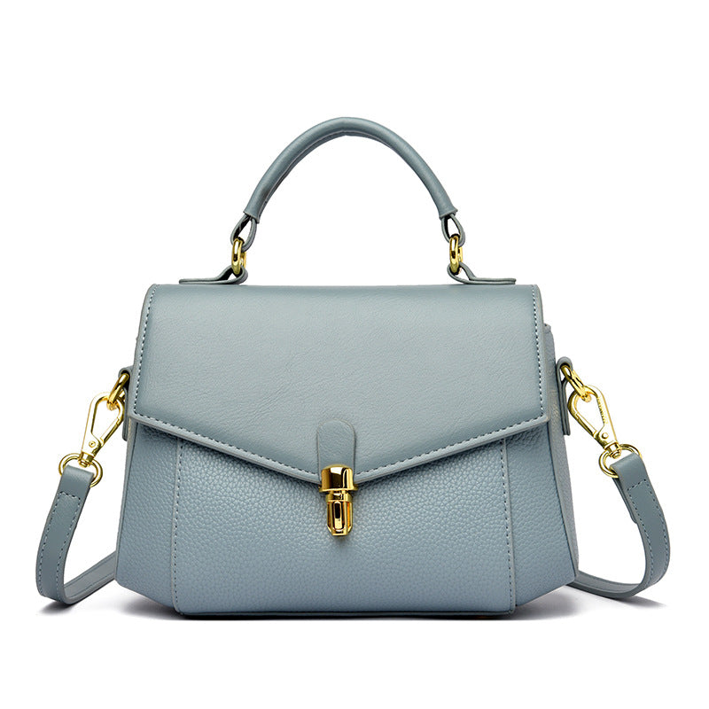 Liora Lock Structured Handbag