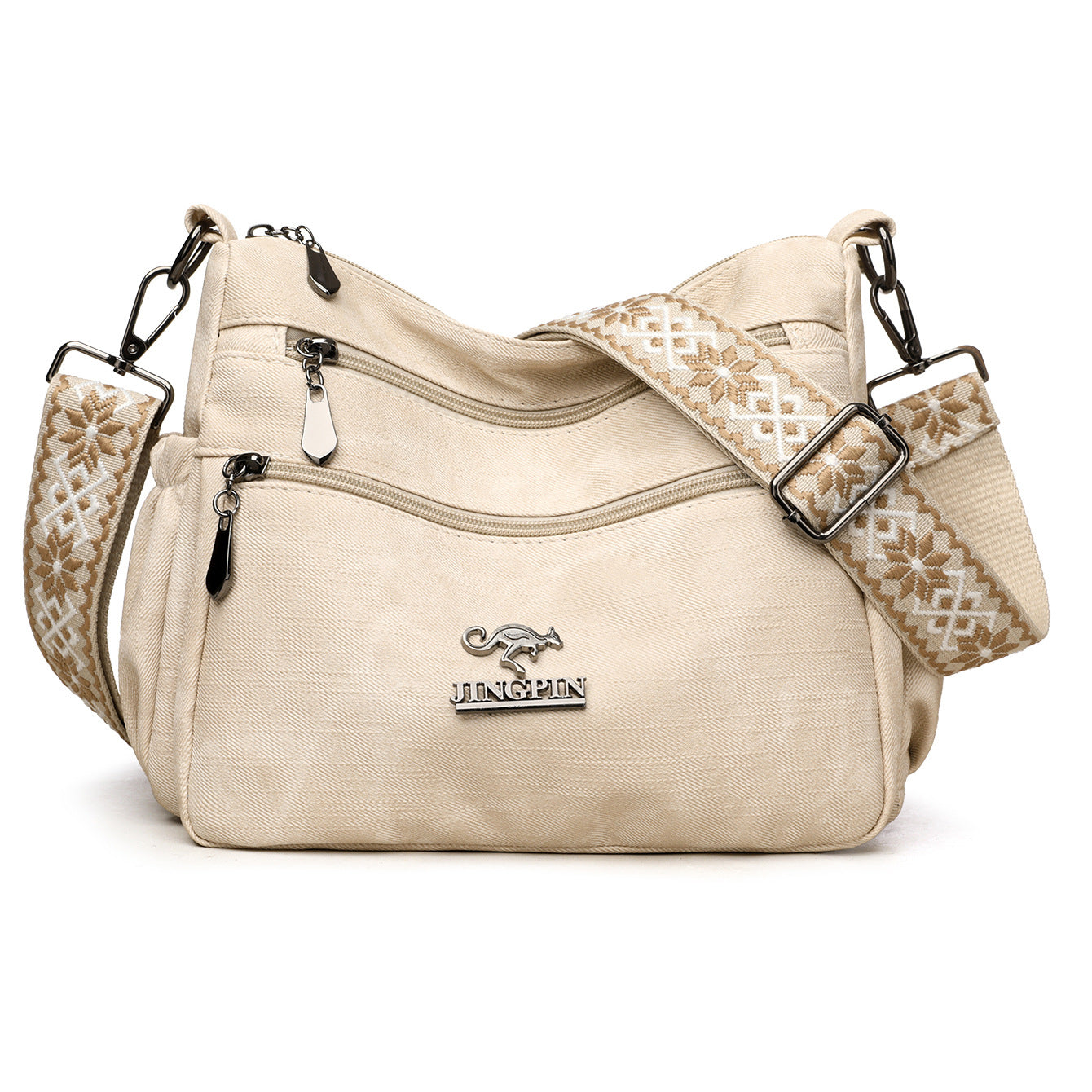 Large Capacity Soft Leather Texture Shoulder Bag