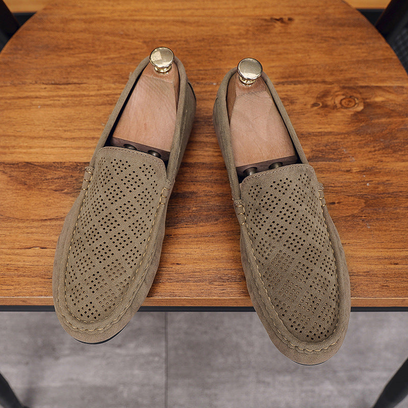 Air Vent Hollow-Out Casual Loafers