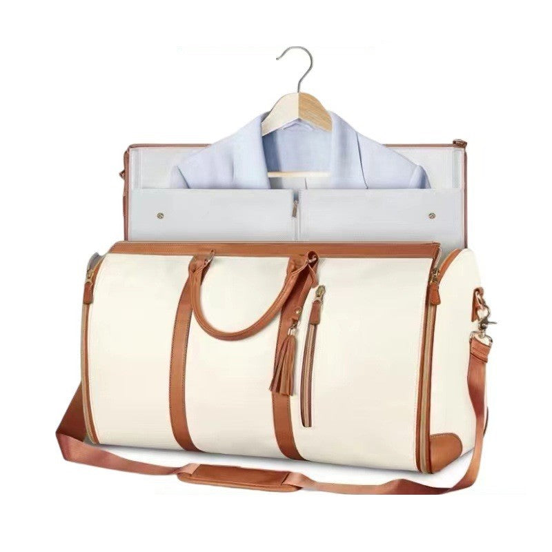 Folding Suit & Storage Duffle Travel Bag for Men