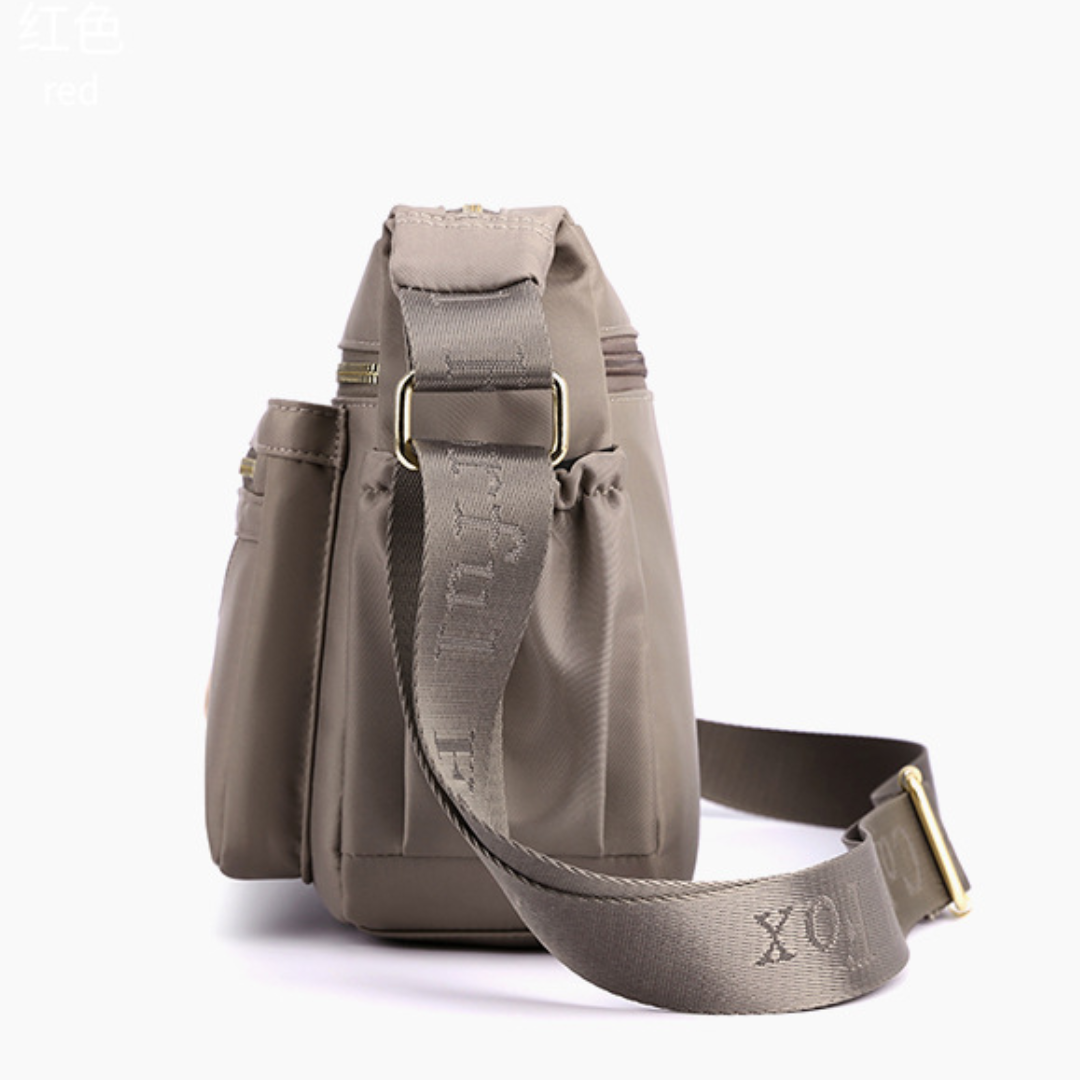 Autumn Nylon Multi-Pocket Water-Repellent Crossbody