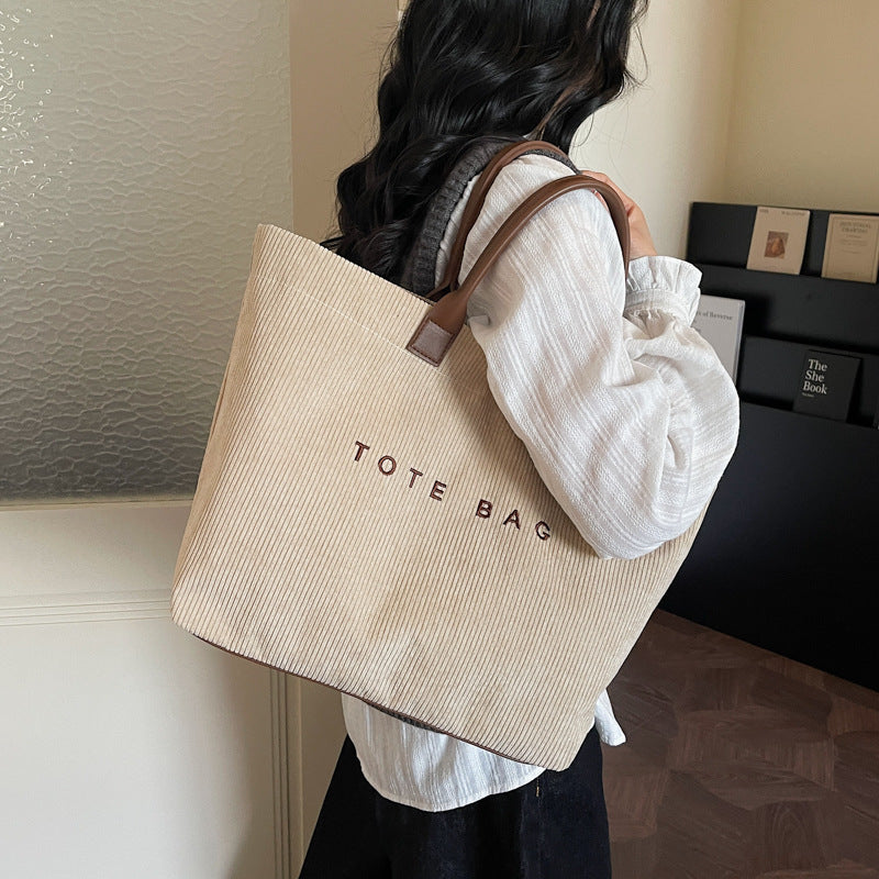 Retrova Letter Tote Bag