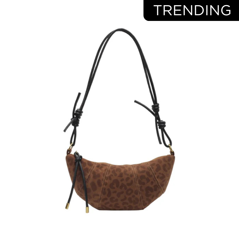 Croissant Chic Crossbody Bag