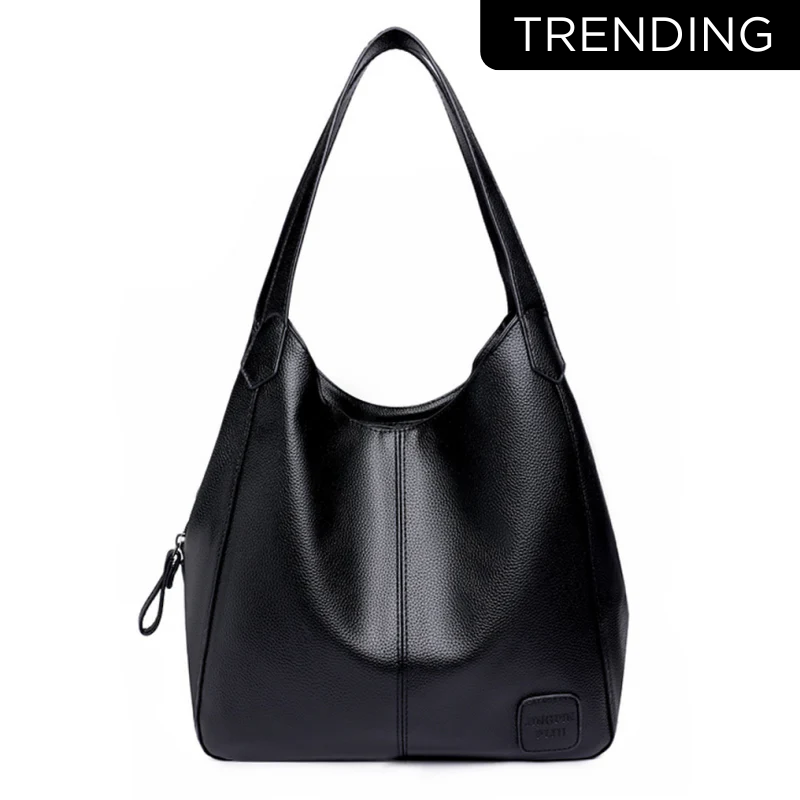 Trendy Solid Color Shoulder Bag