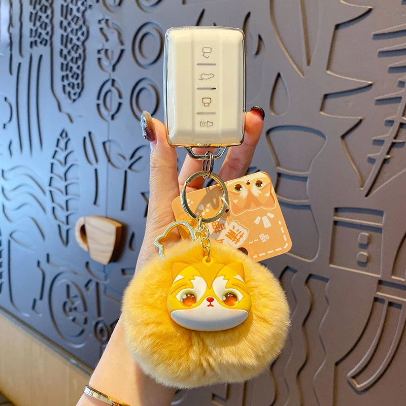 Fluffy Whisker Bag Charm