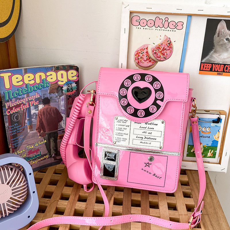 Retro Phone Novelty Shoulder Bag