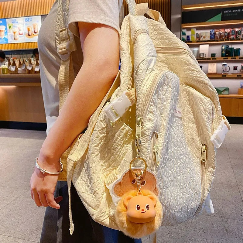 Soft Bear Fluffy Bag Charm