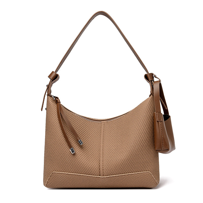 Soft Leather Niche Underarm Shoulder Bag For Women