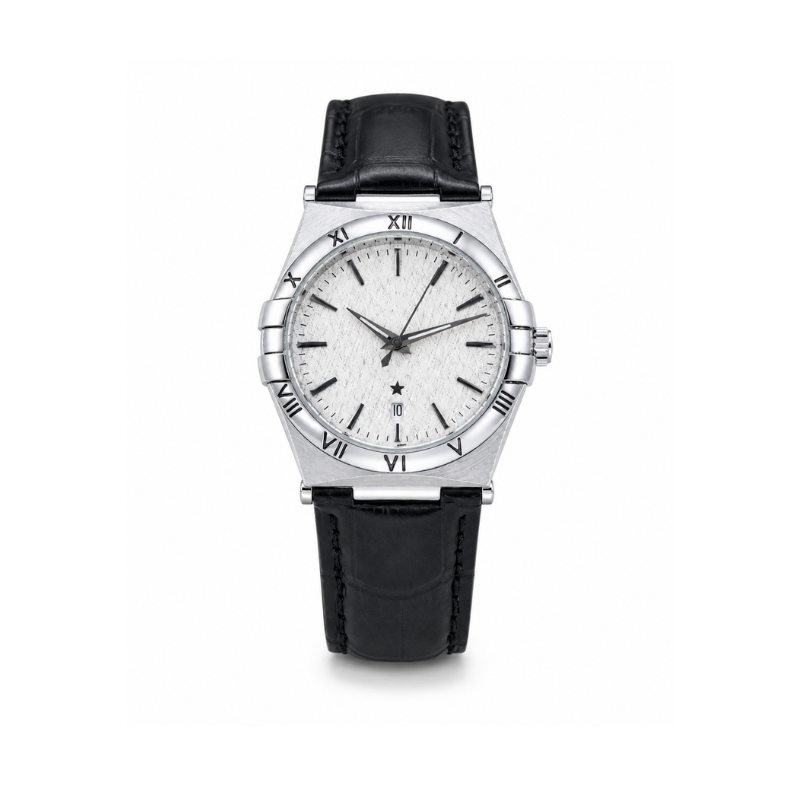 Slim Gold Date Watch