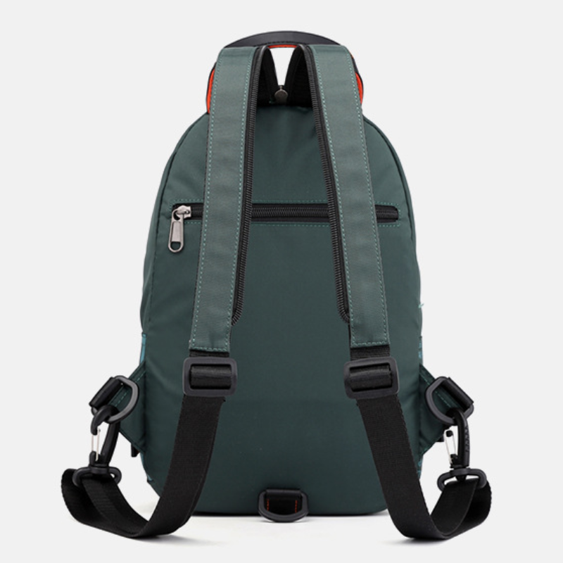 Men's Waterproof Nylon Chest Backpack