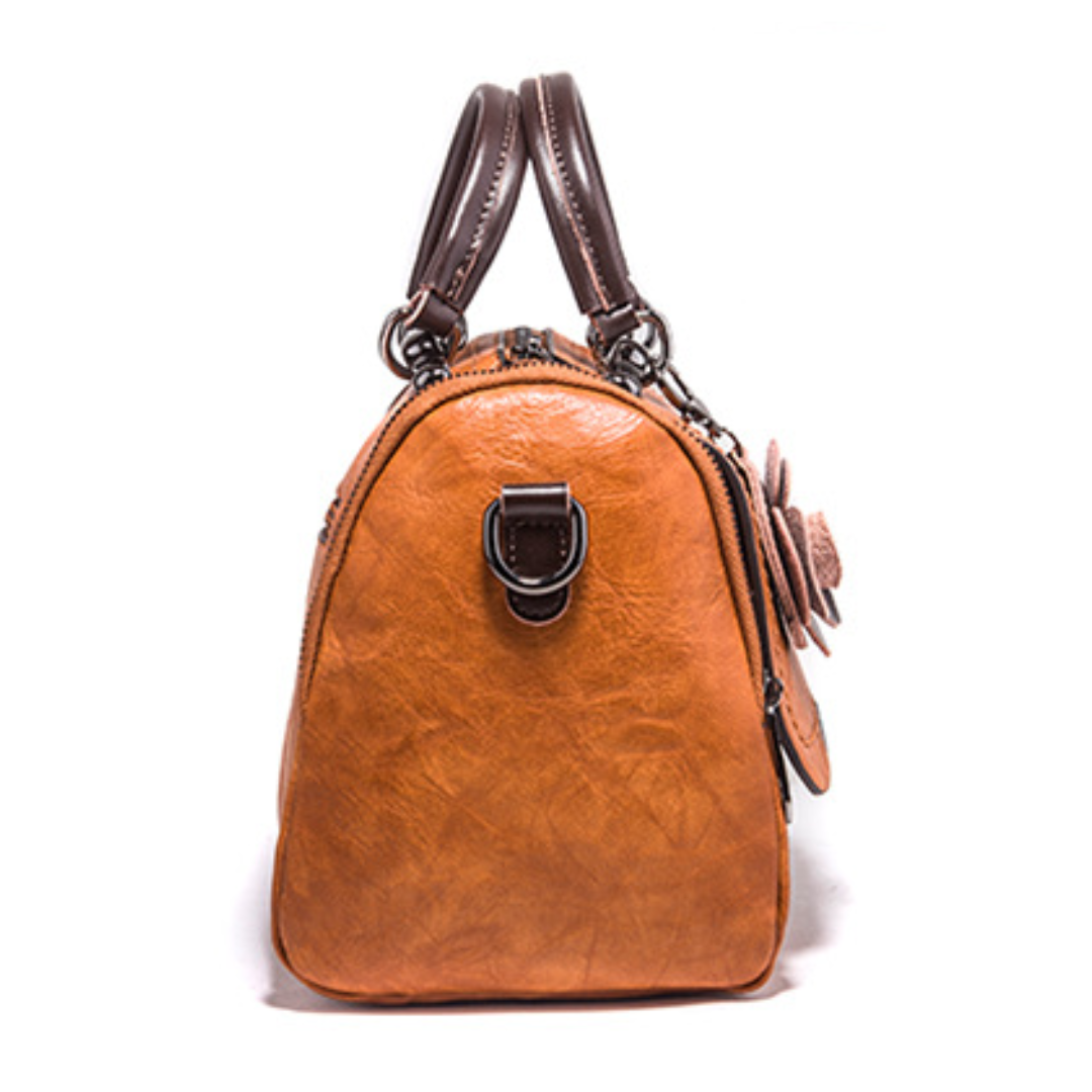 Spring Pillow Bag with Flower Pendant Shoulder Bag