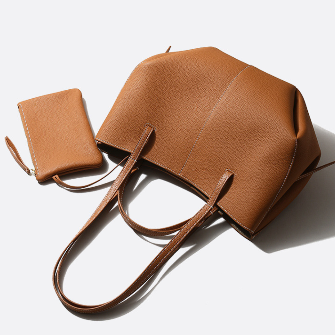 Top Layer Cowhide Women's Tote Handbag