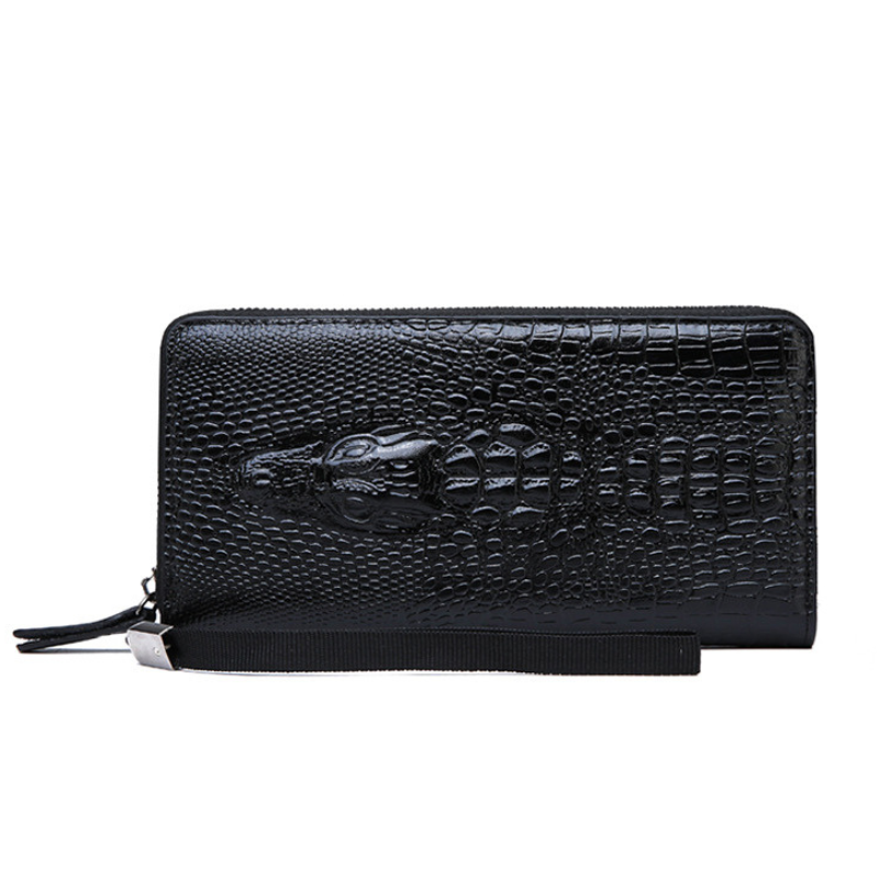 Crocodile Pattern Casual Men's Wallet