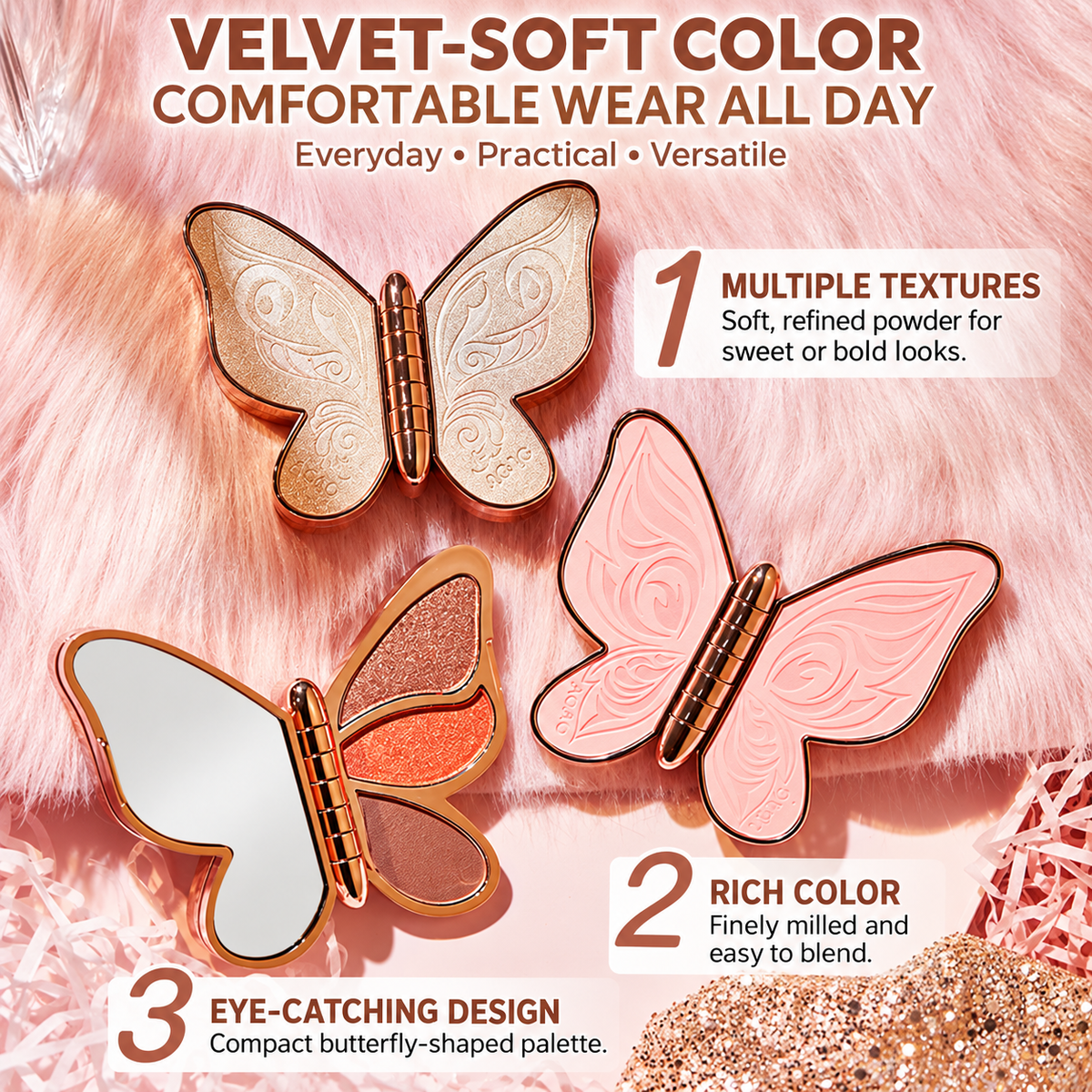 Butterfly Multi-Finish Eyeshadow Palette