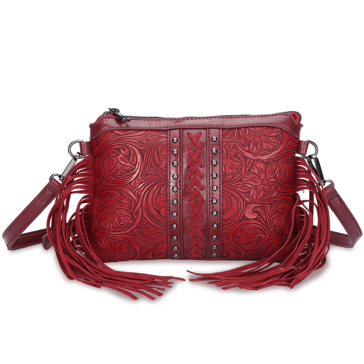Boho Charm Women’s Tassel Crossbody Bag