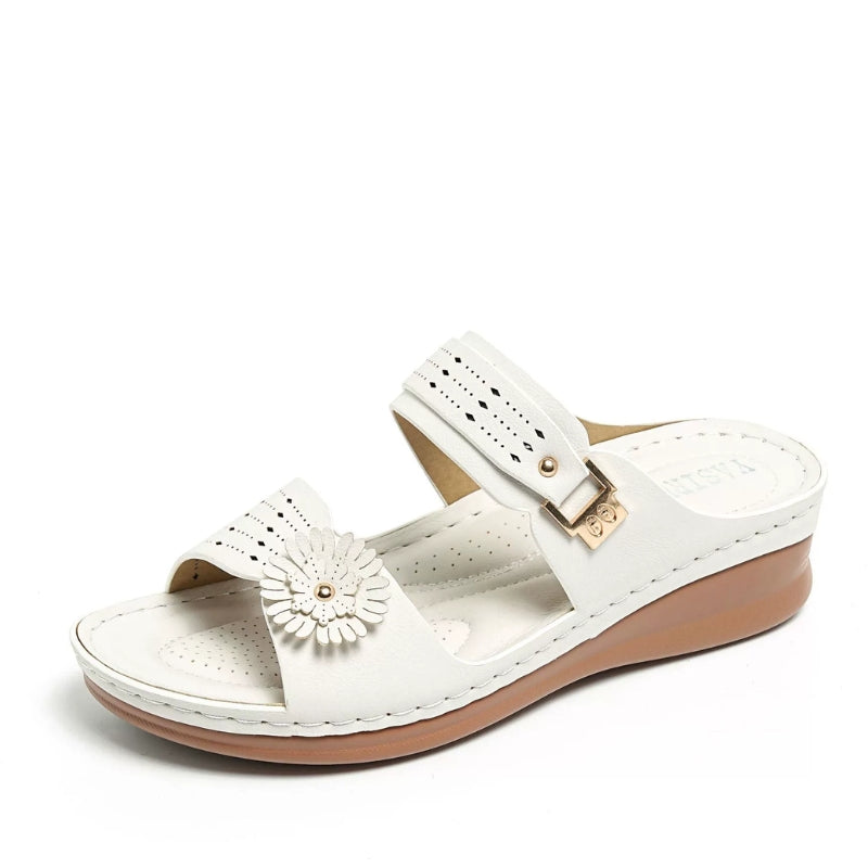 Cloud Step Dual-Strap Platform Sandals For Women