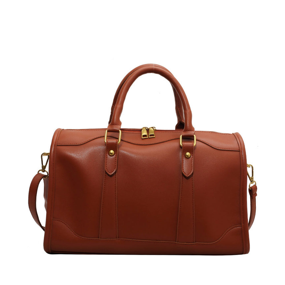 Trendy Solid Color Pillow Duffle Shoulder Bag