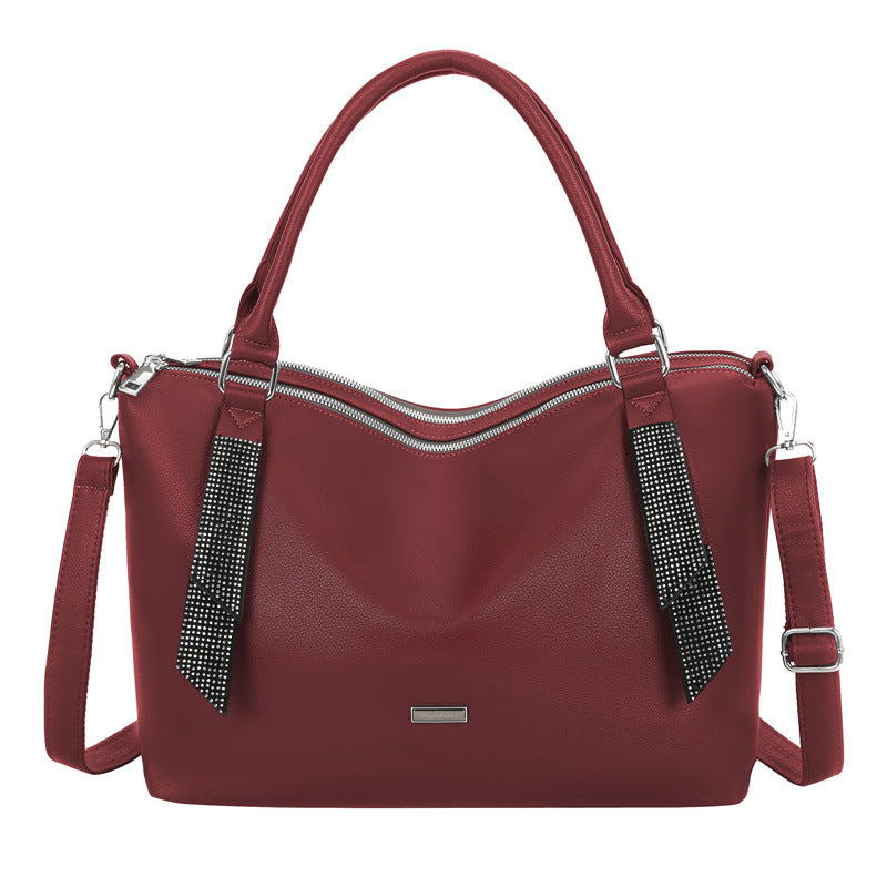 Elegant Soft Leather Tote Bag for Women