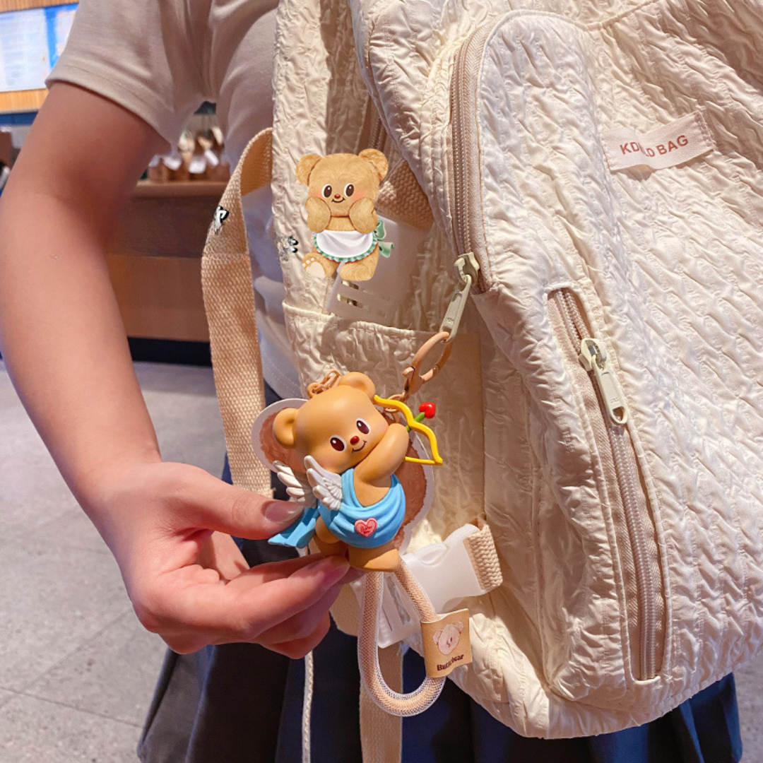 Butter Bear Bag Charm