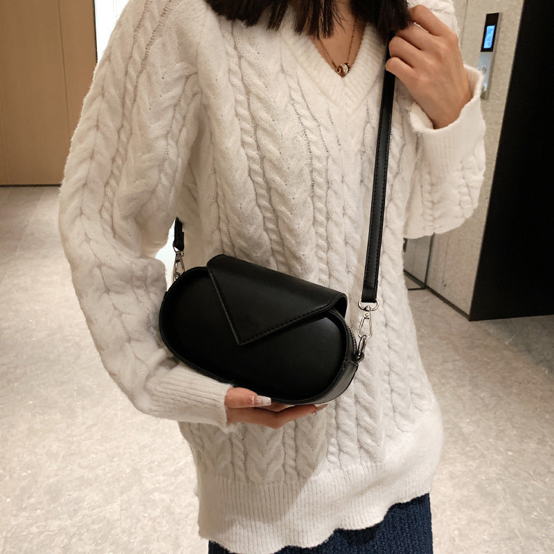 Casual Style PU Leather Mini Shoulder Bag