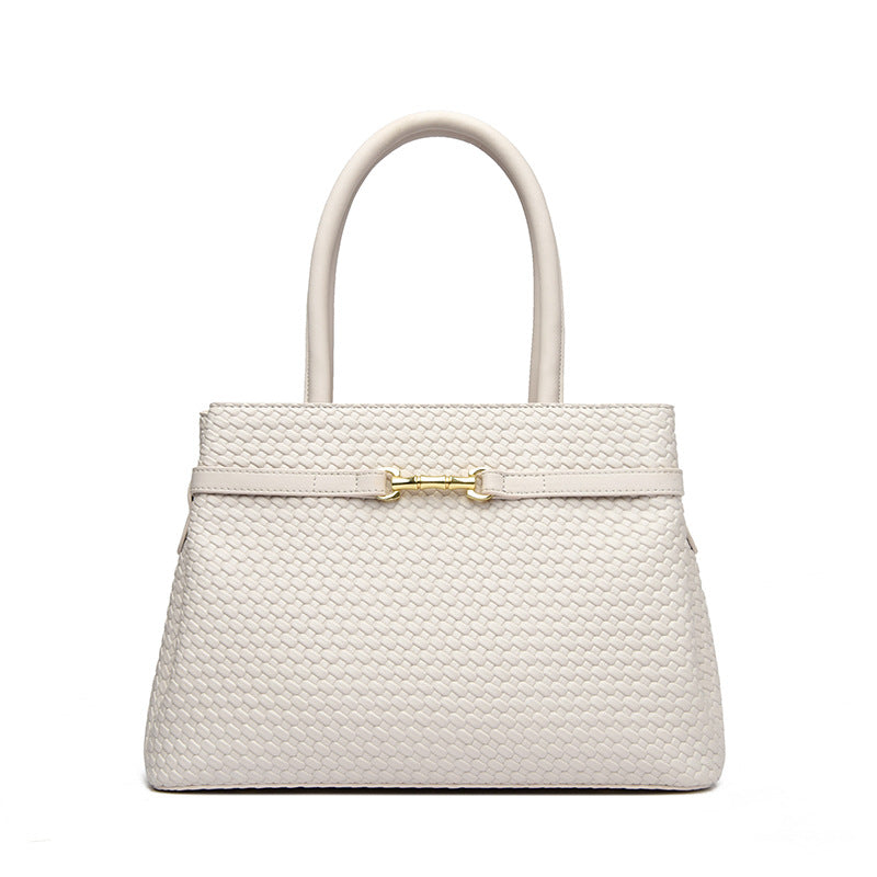 Woven Pattern Large Capacity Women’s Handbag
