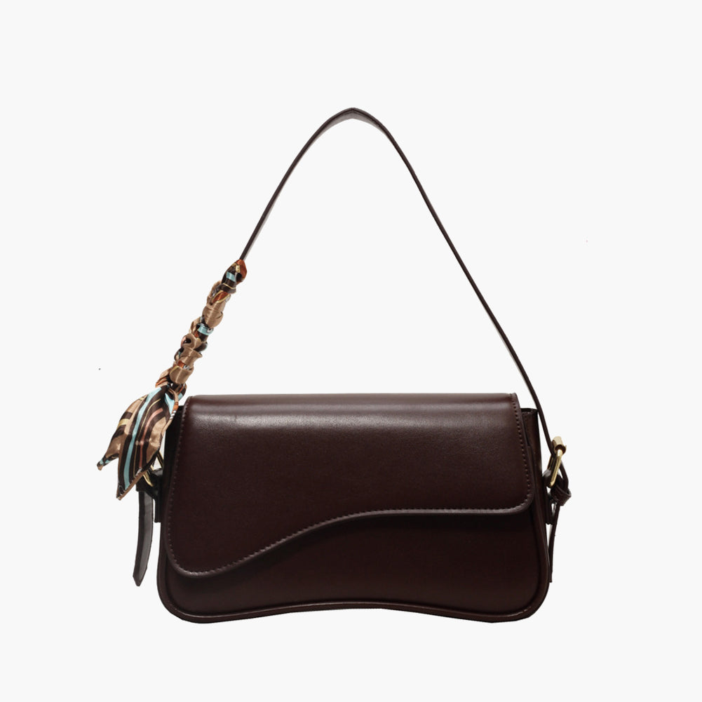 Textured Niche Autumn Shoulder Crossbody Square Bag