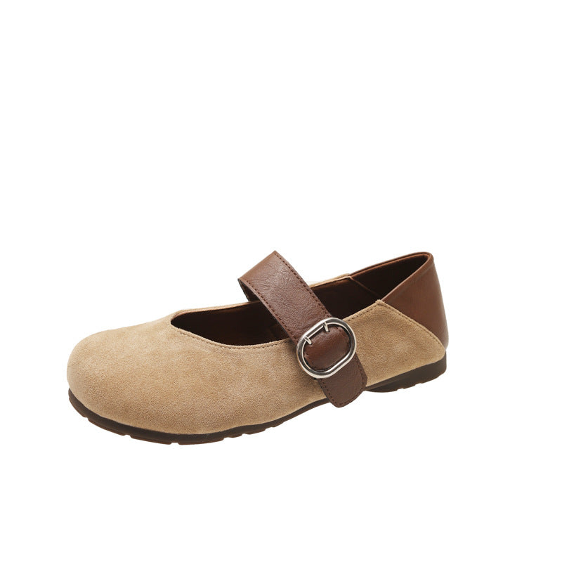 Vintage Buckle Strap Women’s Pumps