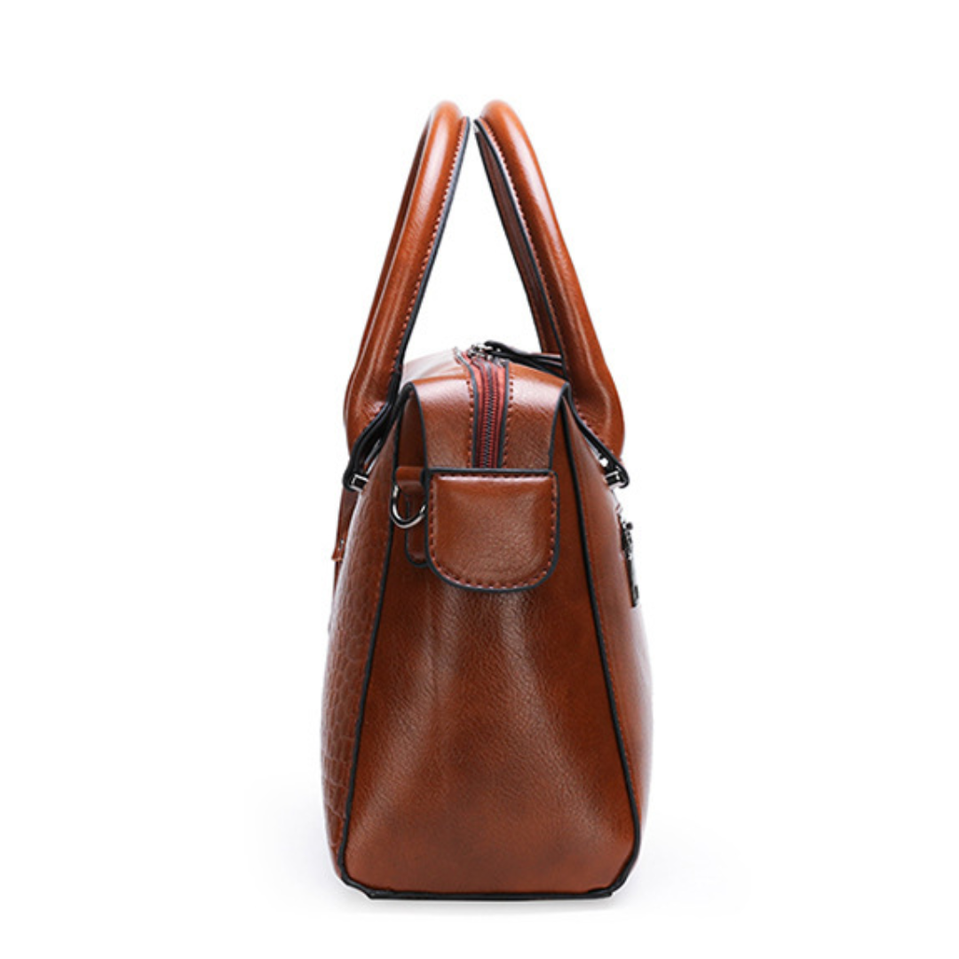 Baigou Crocodile Crossbody Handbag for Women