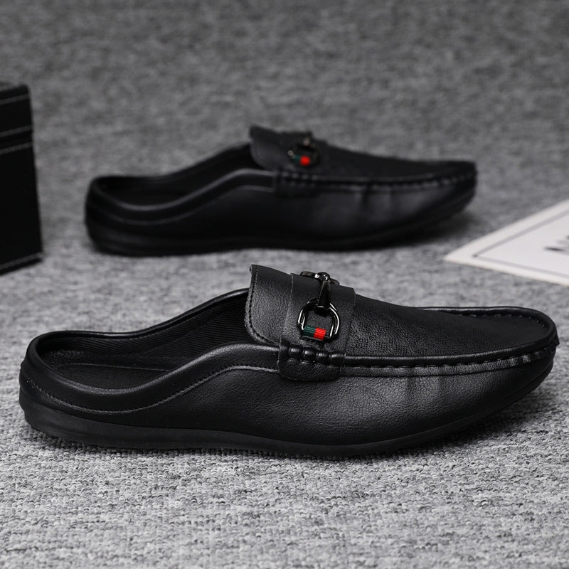 Men's Professional Patterned Mules Loafers