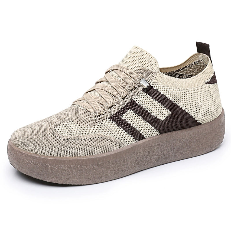 Women's Casual Knit Platform Sneakers