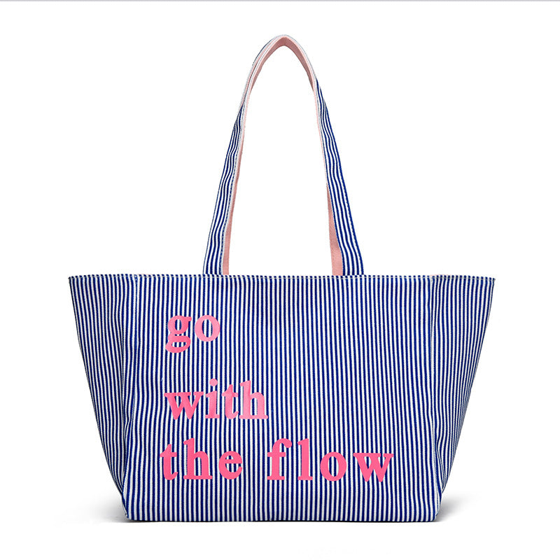 ColorWave Women’s Canvas Tote Bag