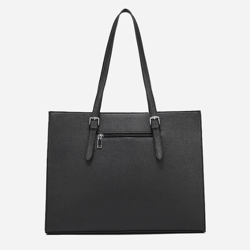 European Style PU Leather Business Laptop Tote Bag