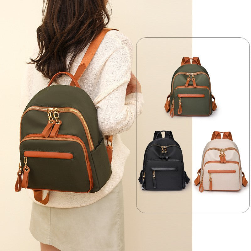 Fashionable Large Capacity Women's Nylon Backpack