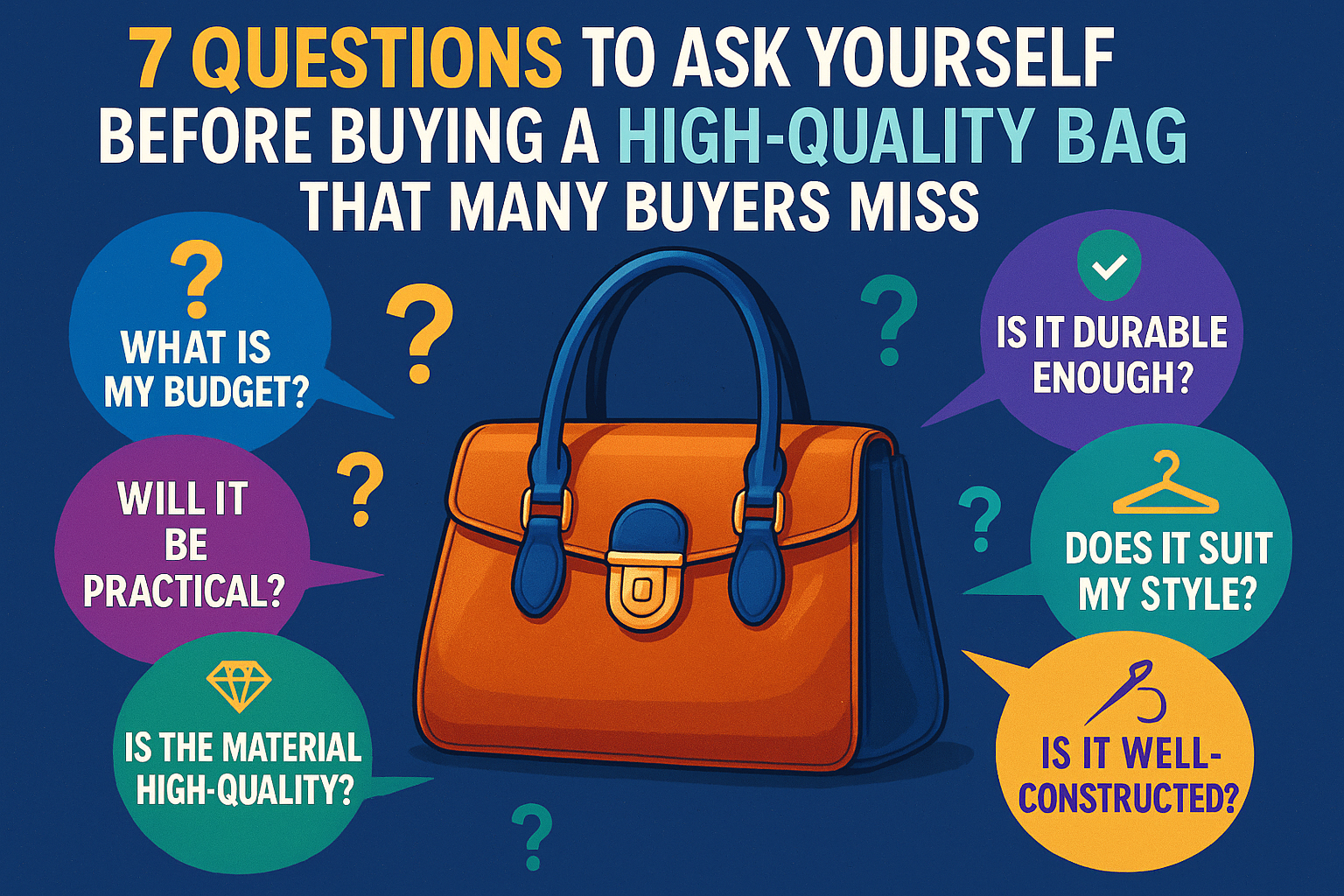 7 Questions to Ask Yourself Before Buying a High-Quality Bag