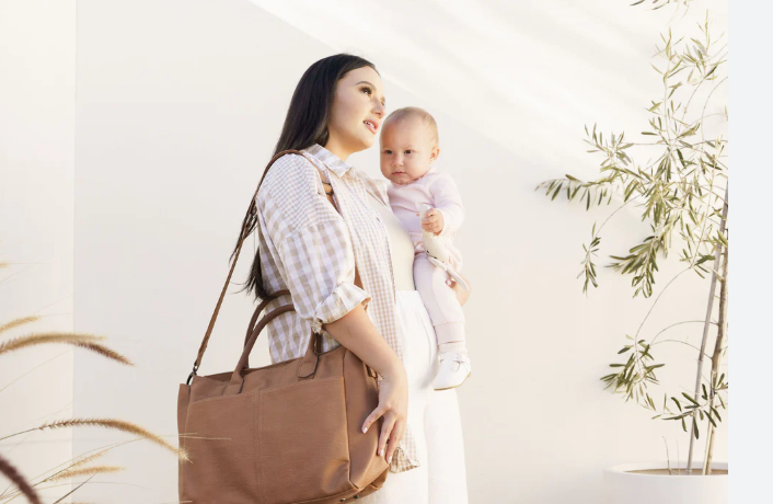 mom and baby bag