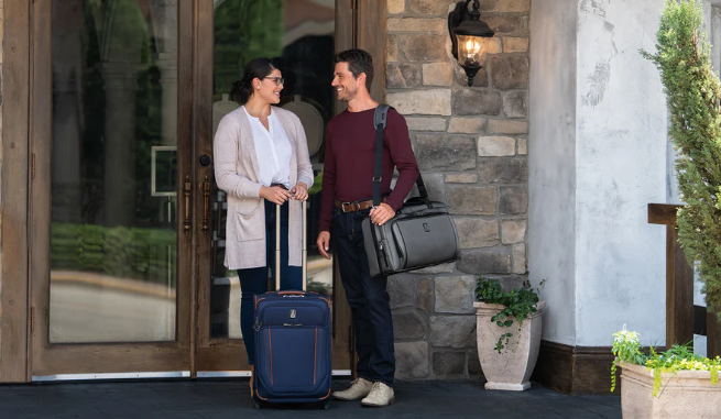 duffle bag vs suitcase