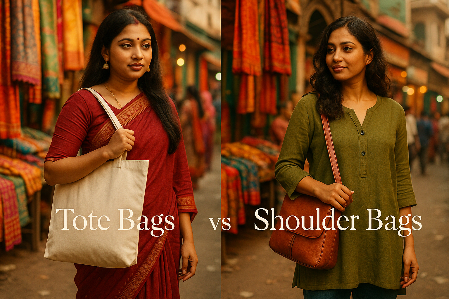 Tote bags vs shoulder bags comparison in Bangladesh