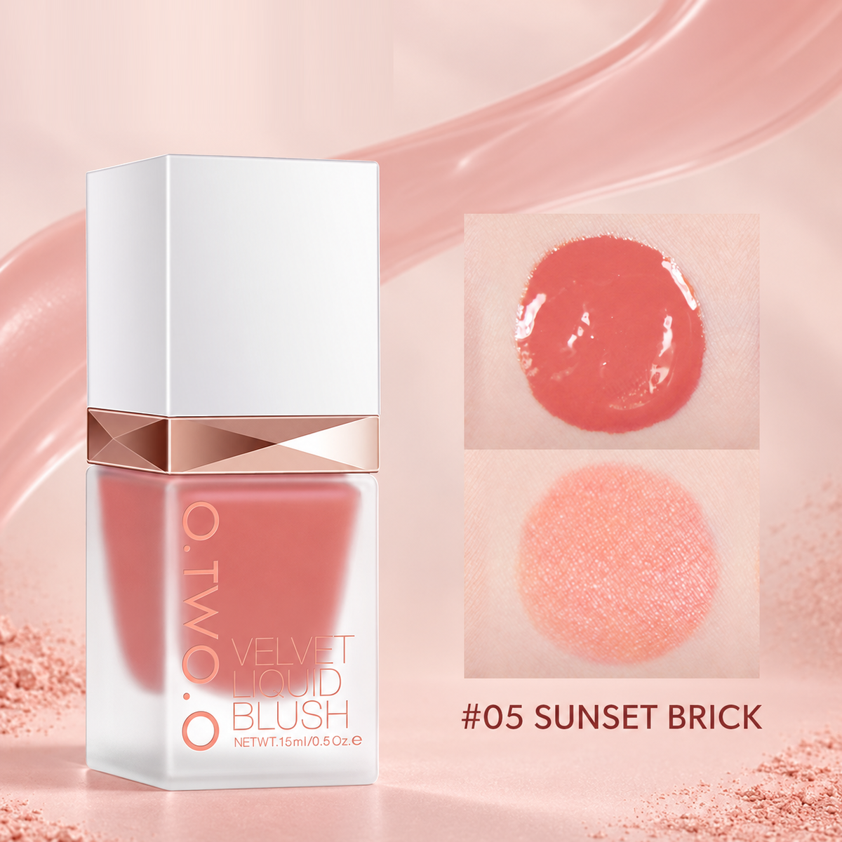 VelvetFlush Silky Liquid Blush