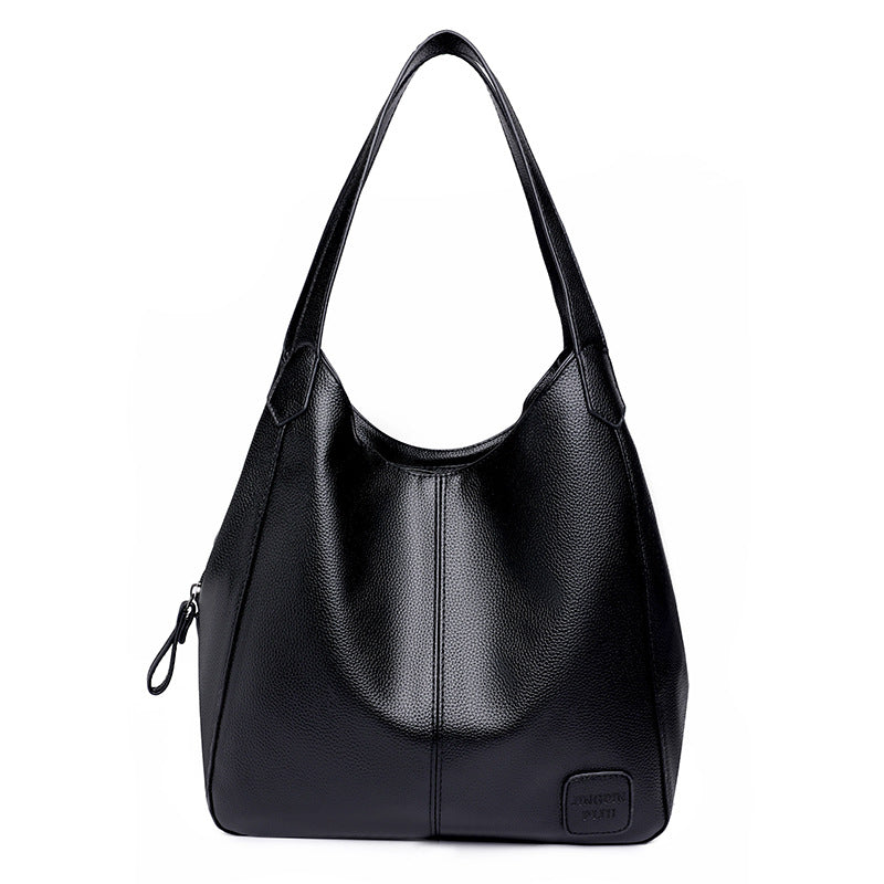 Trendy Solid Color Shoulder Bag